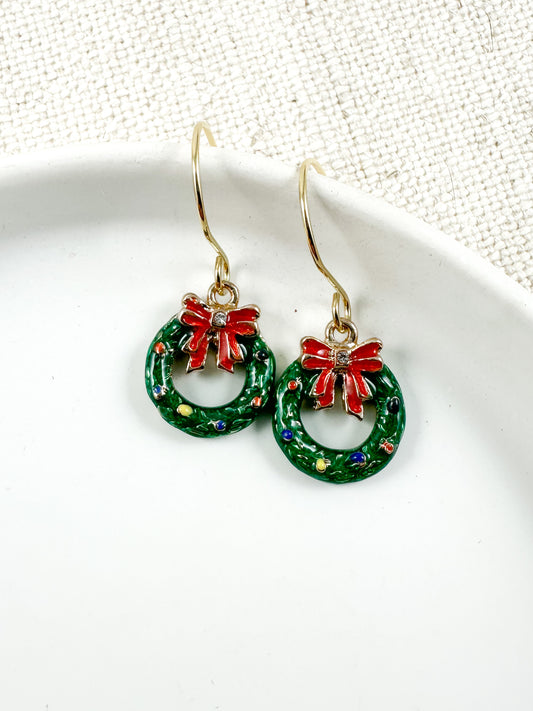 Merry Wreath Earrings