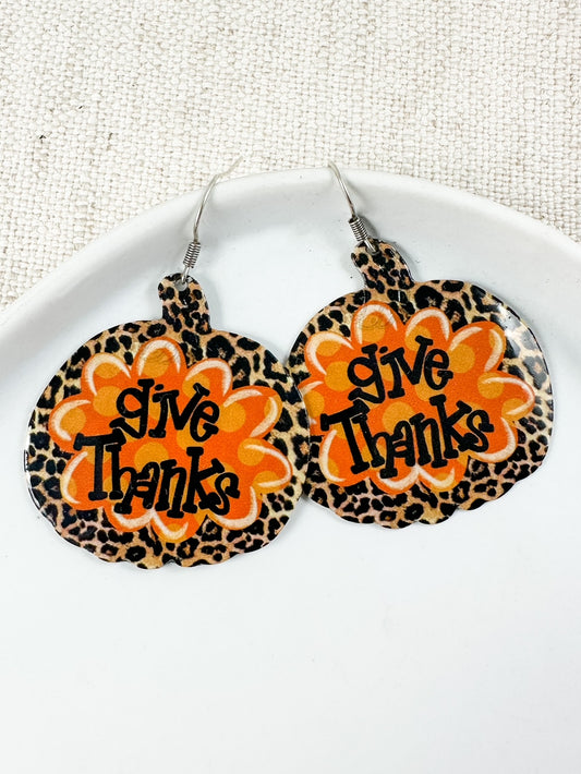 Give Thanks Earrings