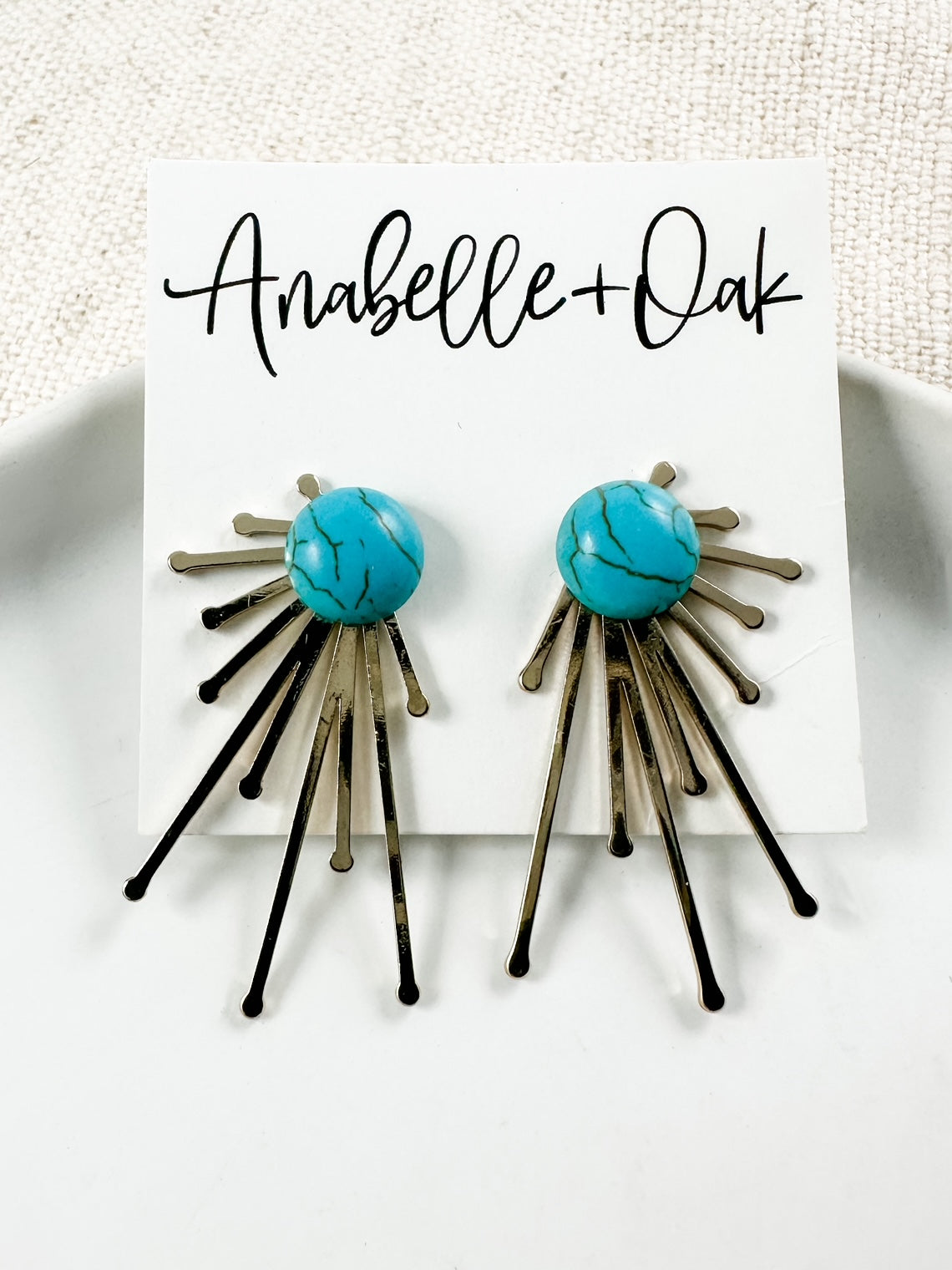 Heard It All Earrings, Turquoise