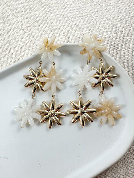 Daisy Crown Earrings