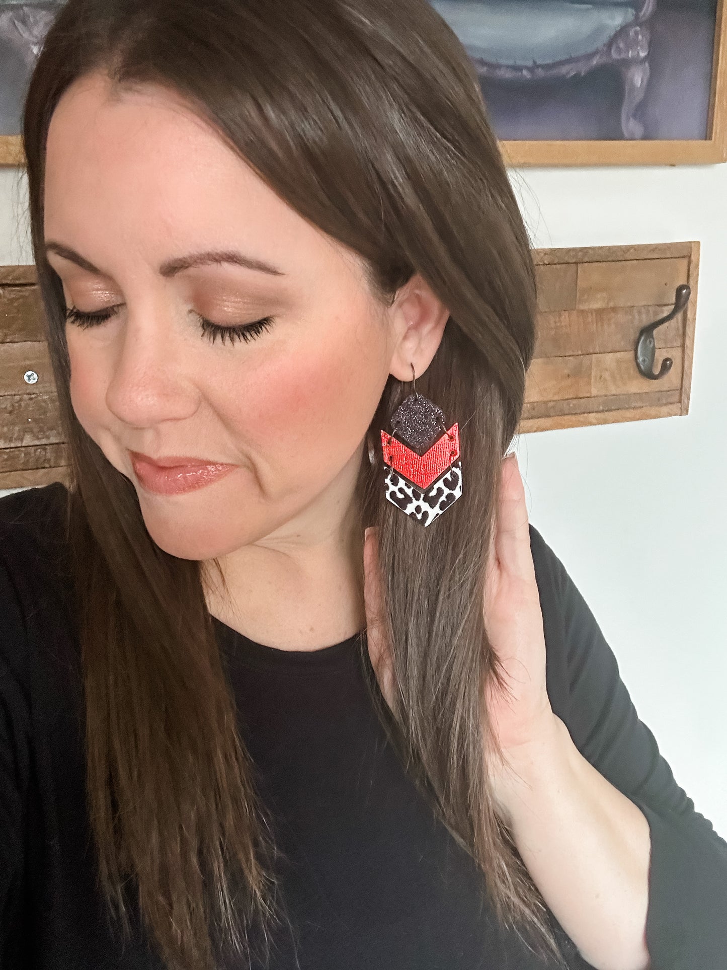 Red Hot Chic Earrings