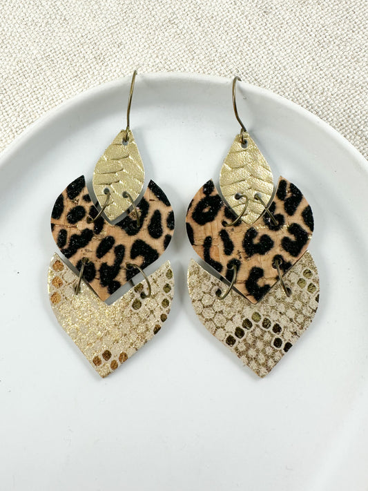 Golden Silhouette Earrings