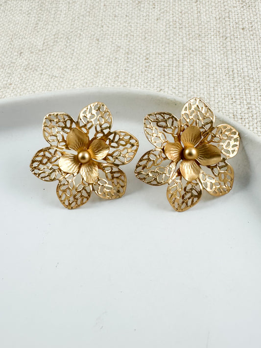 Gilded Bloom Earrings
