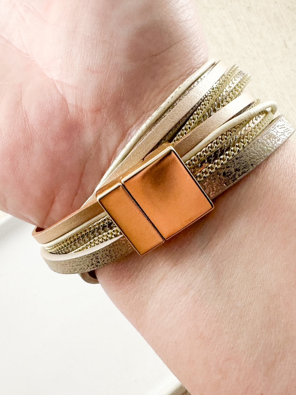 Champagne Horizon Bracelet