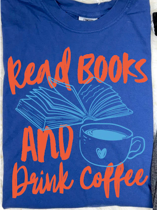 Caffeine & Chapters Tee--PREORDER