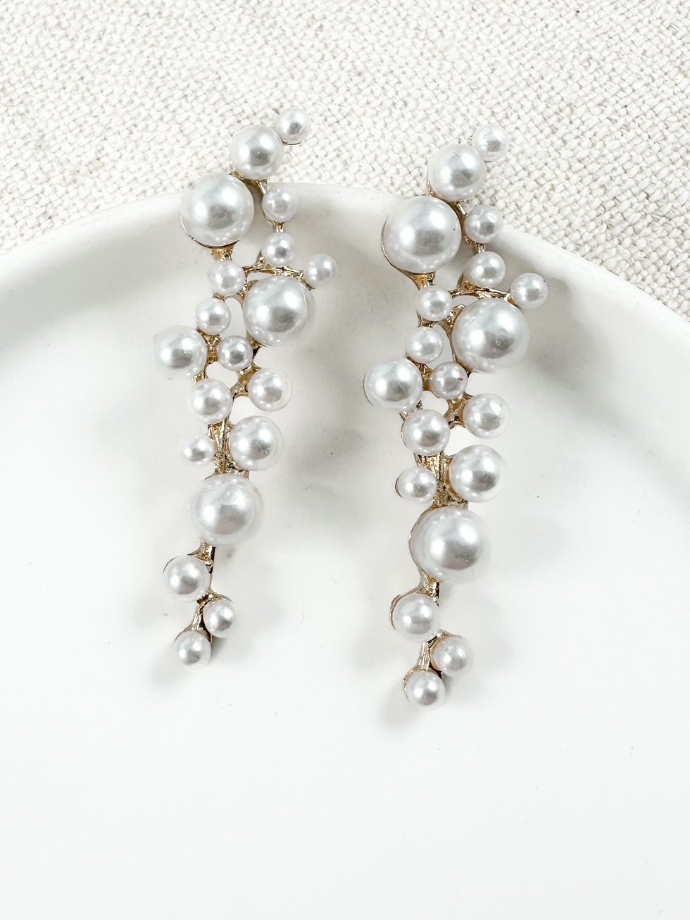 Waterfall Pearl Earrings