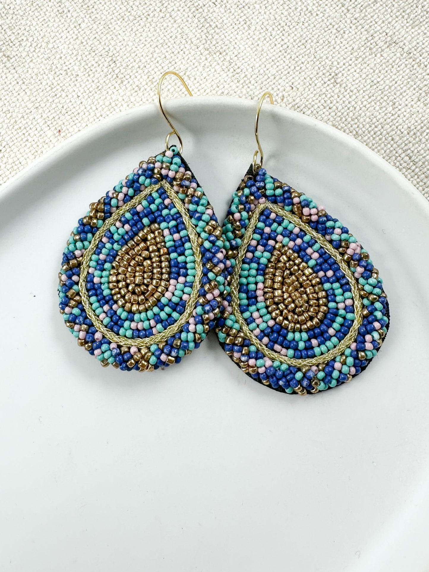 Sunset Bay Earrings, Blue