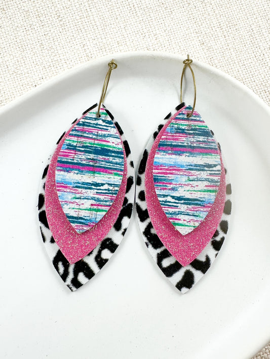 Painted Tracks Earrings