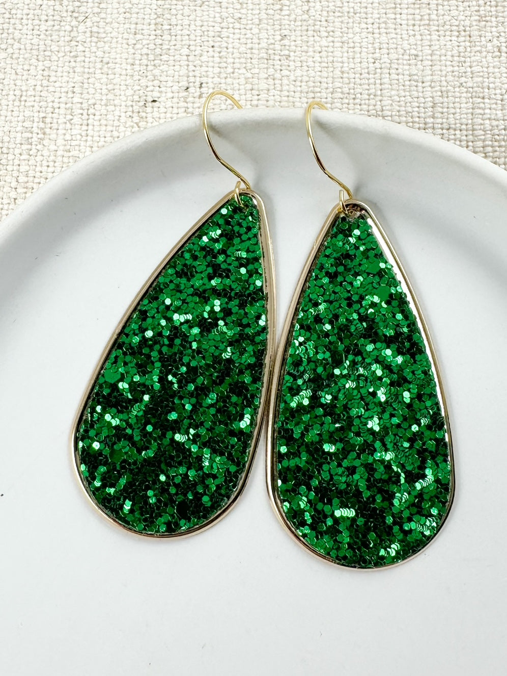 Cheers To This Earrings, Green