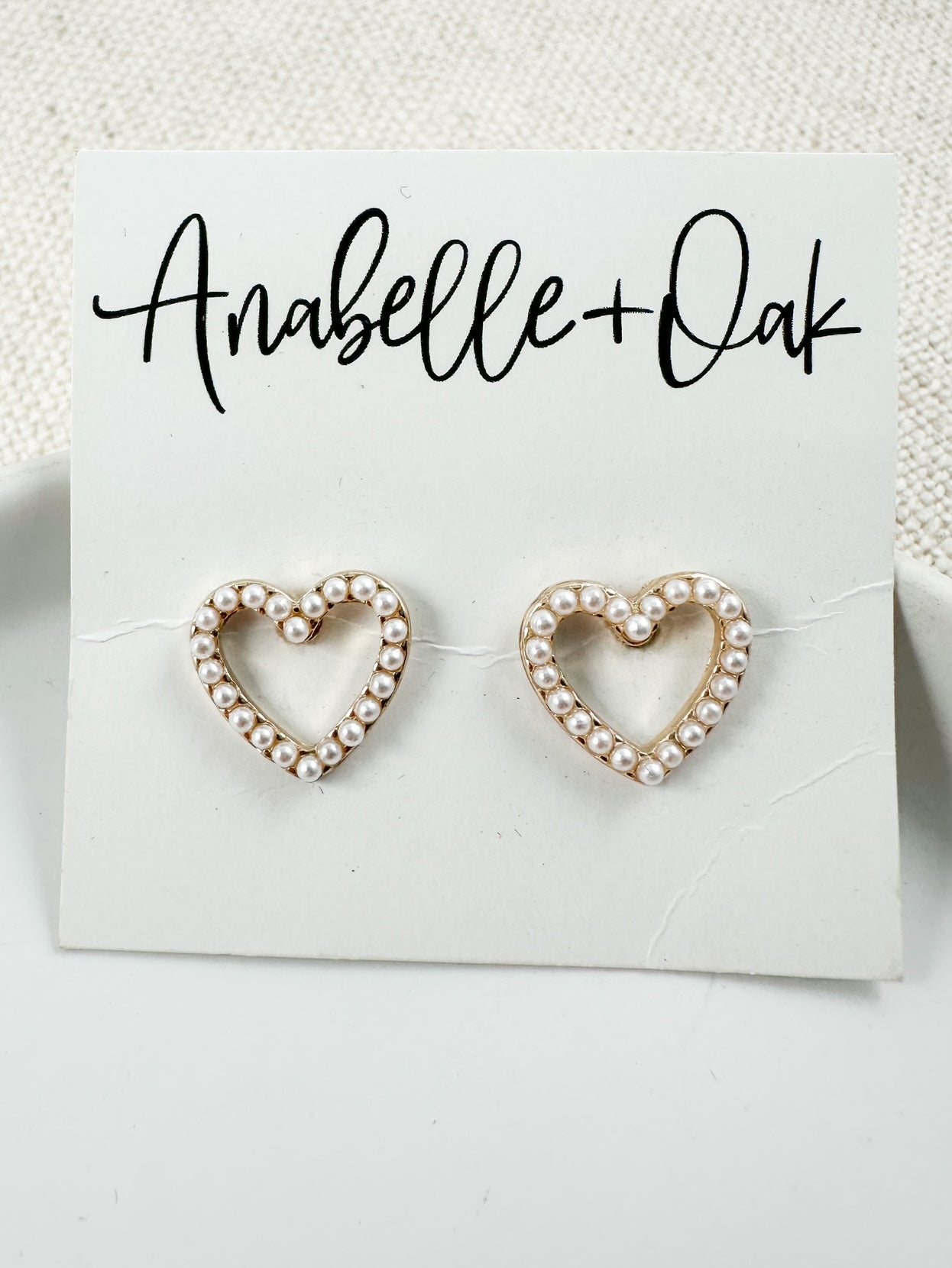 Pearlcore Heart Studs