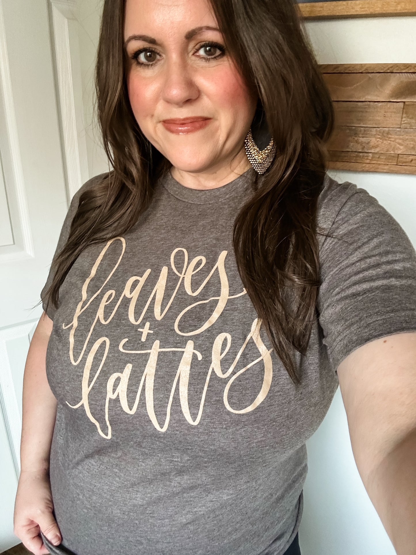 Leaves & Lattes Tee