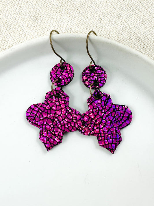 Velvet Fuchsia Earrings