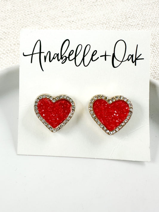 All My Love Studs, Red