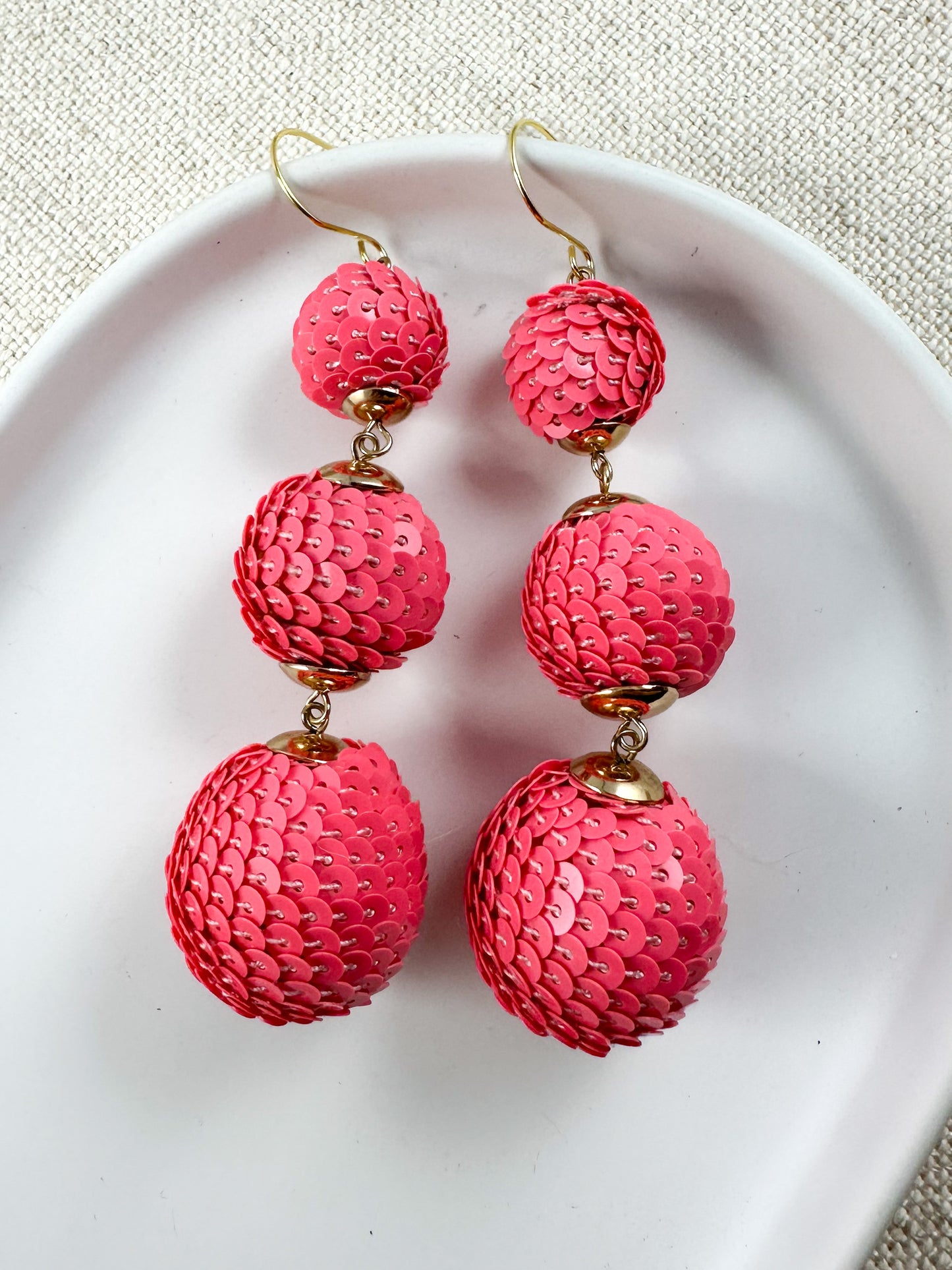 Fun & Peppy Earrings, Pink