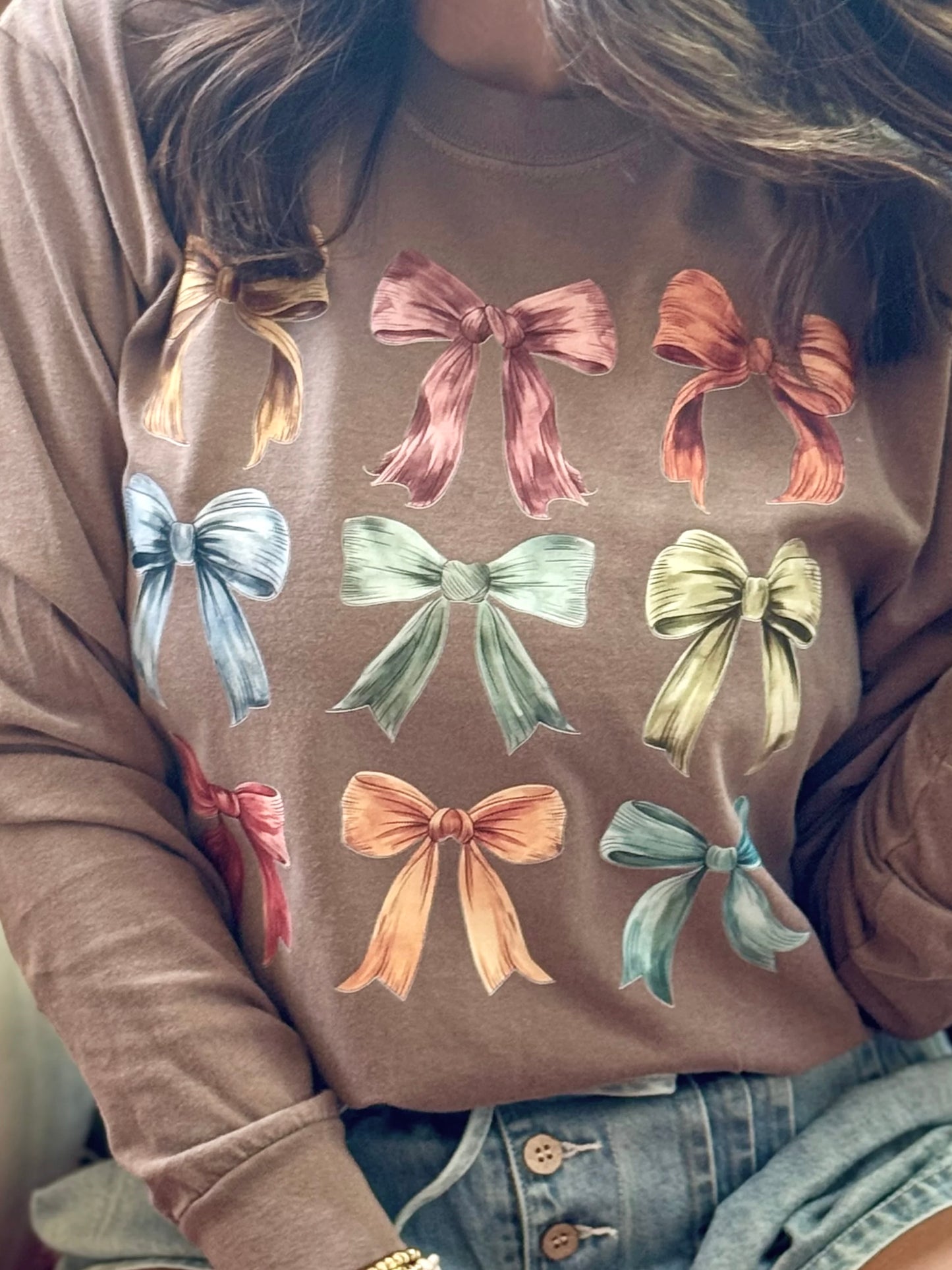 Harvest Bows Tee, Long-Sleeve--PREORDER