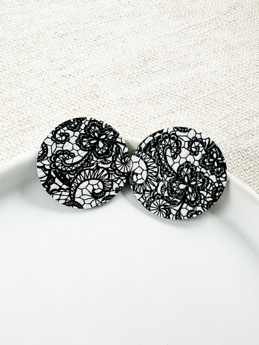 Black Veil Studs