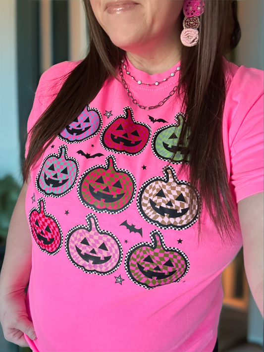 Glow Party Pumpkin Tee--PREORDER