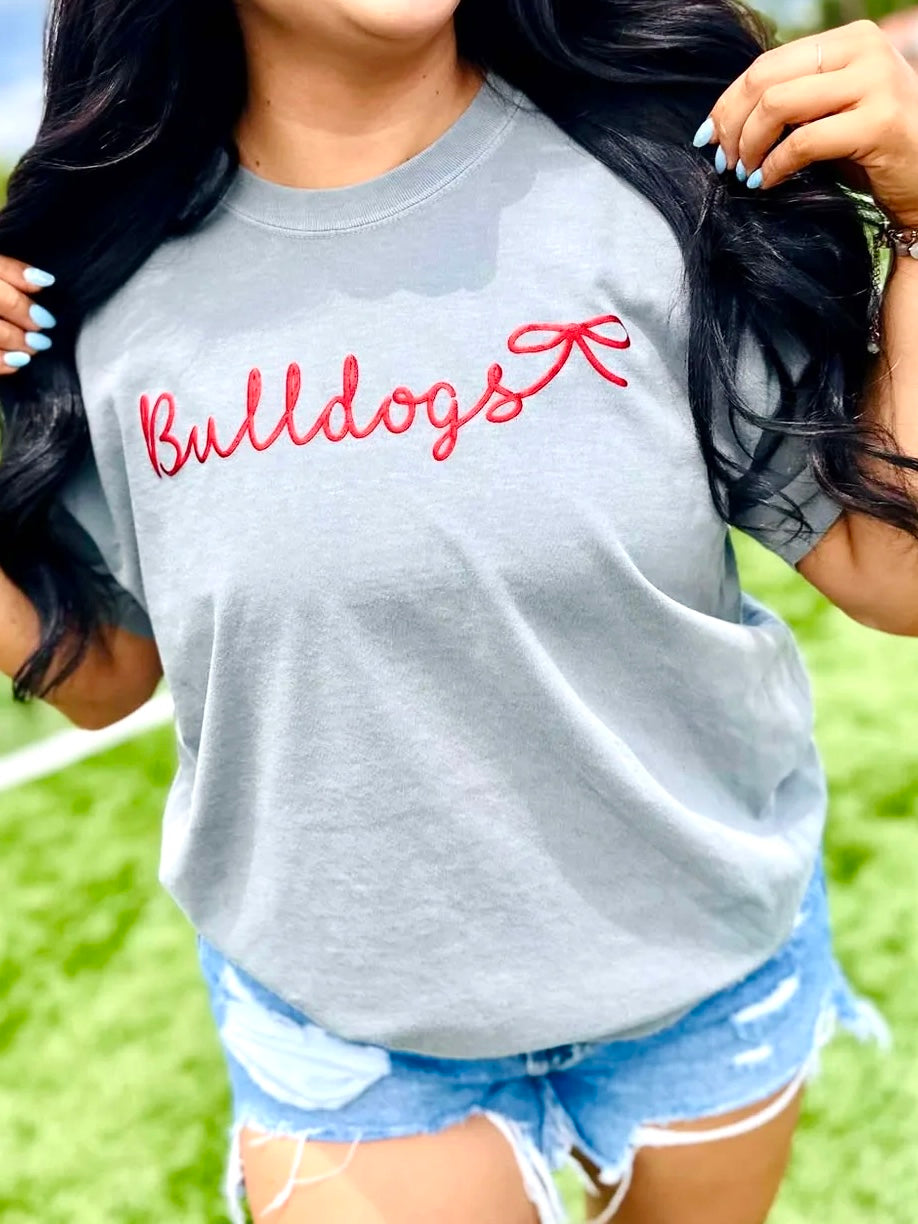 Tailgate Bow Tee--CUSTOMIZEABLE, PREORDER