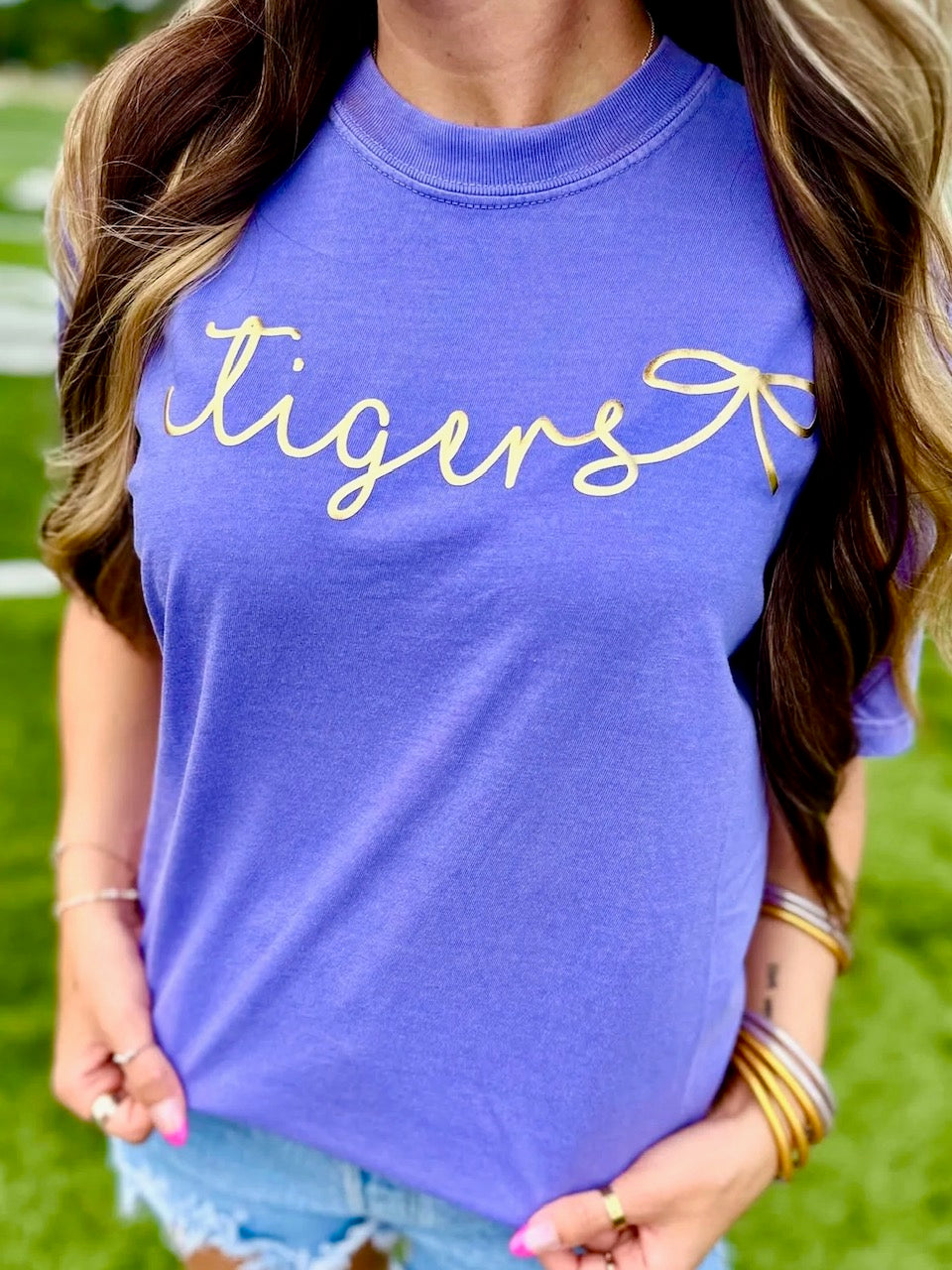 Tailgate Bow Tee--CUSTOMIZEABLE, PREORDER