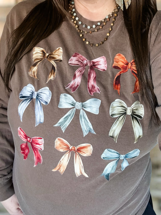 Harvest Bows Tee, Long-Sleeve--PREORDER
