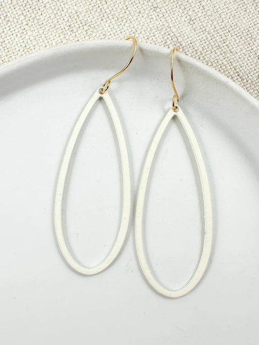 Dewdrop Earrings, Ivory