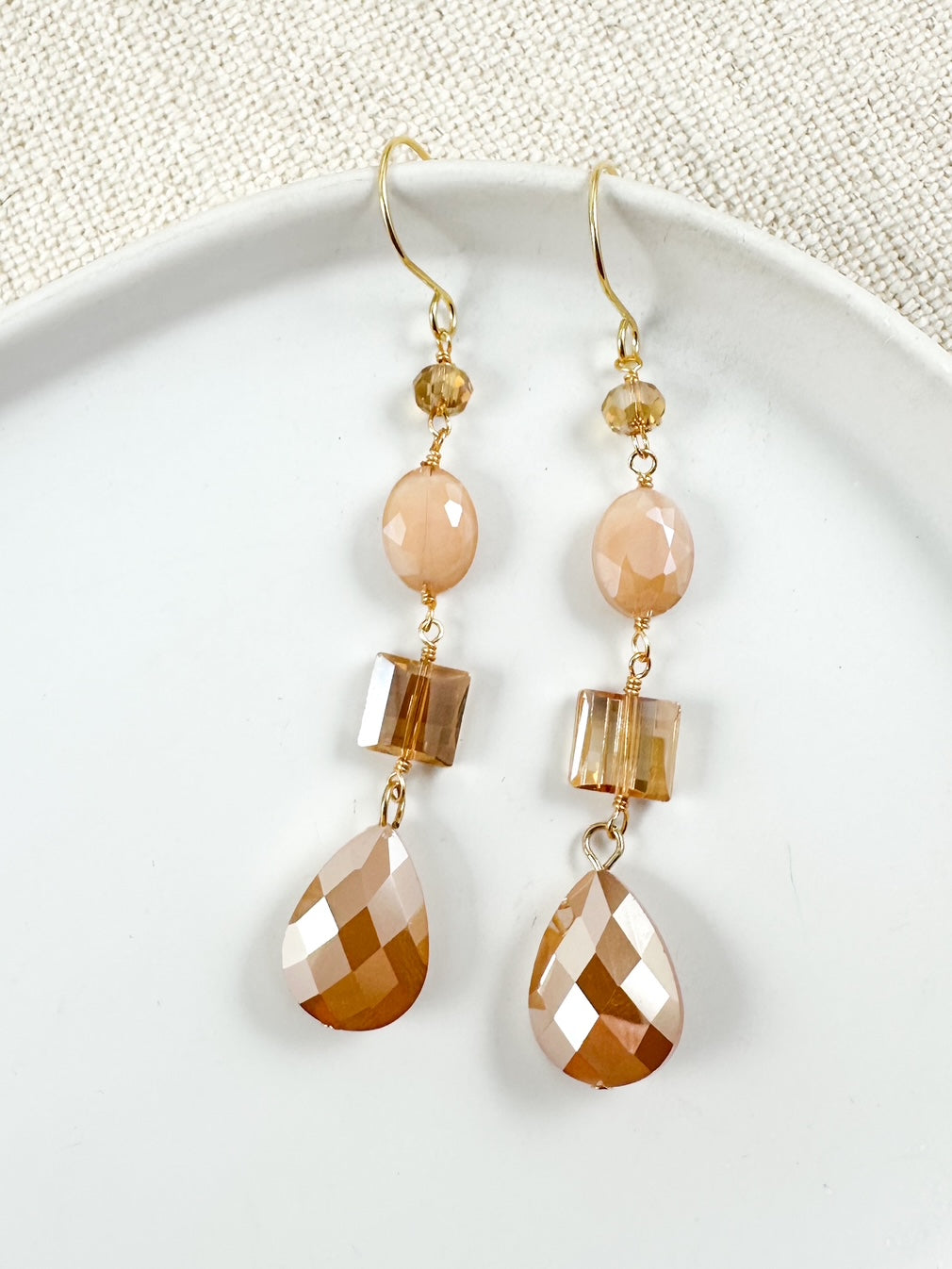 Golden Blush Earrings