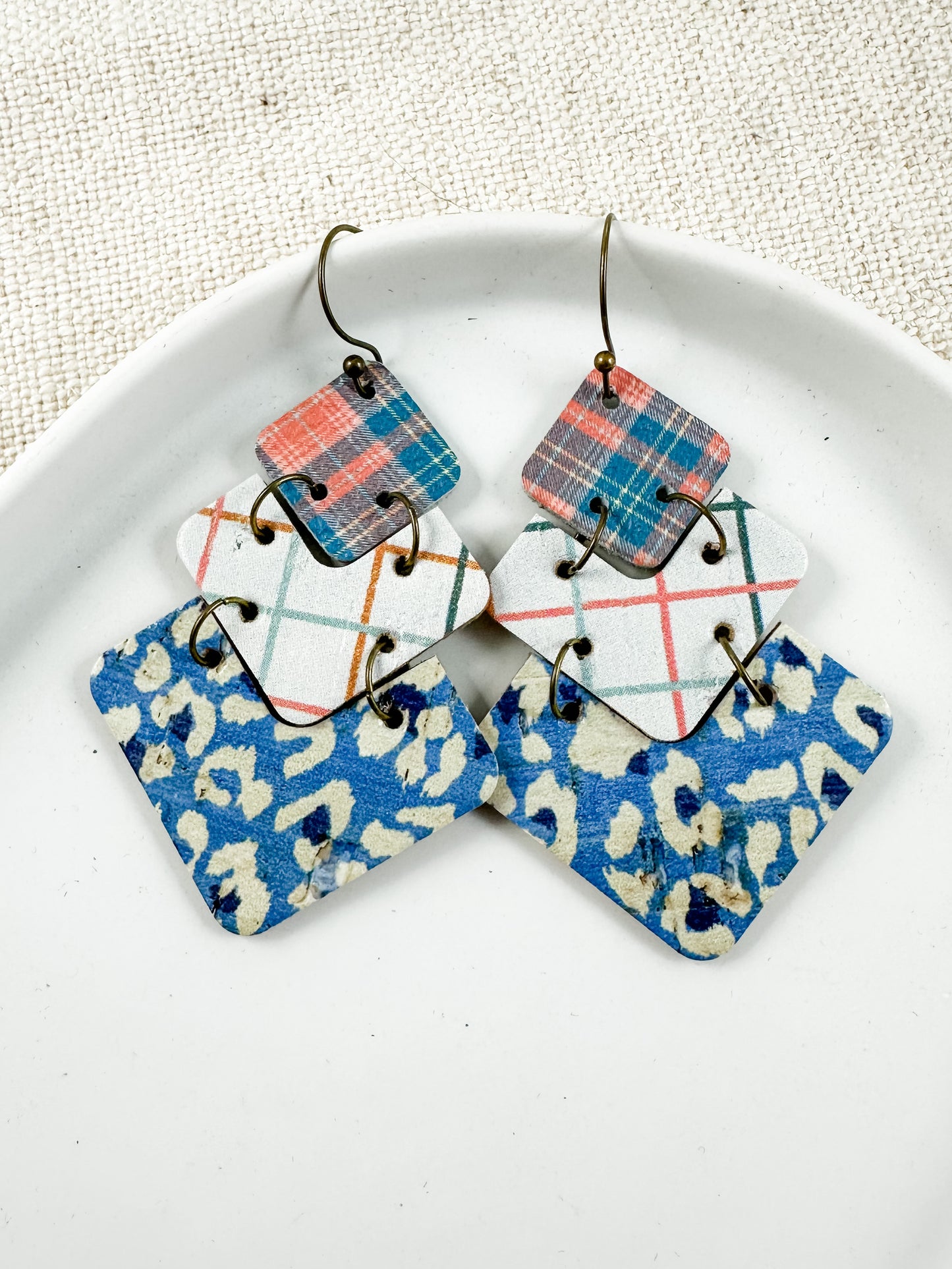 Plaid & Wild Earrings