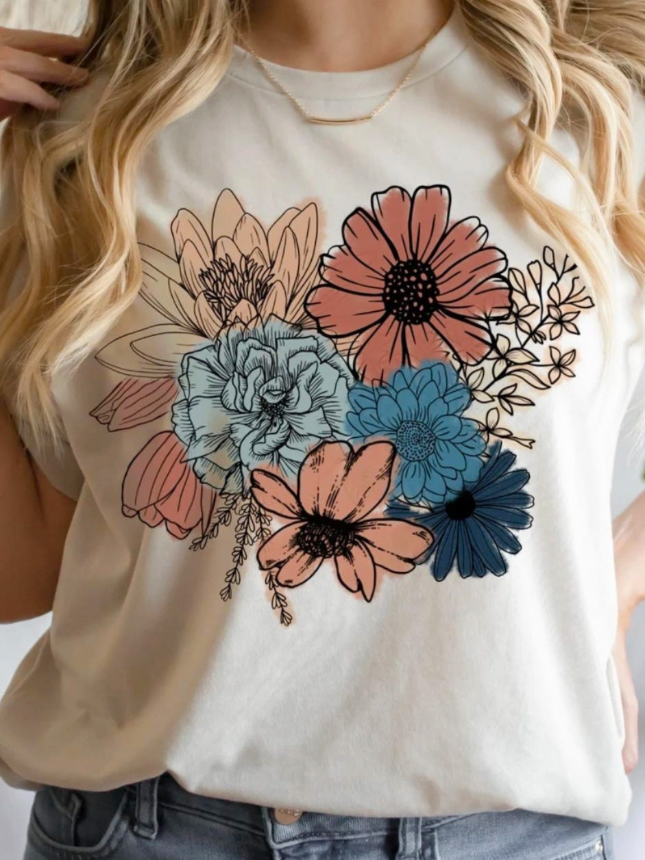 Harvest Blossom Tee