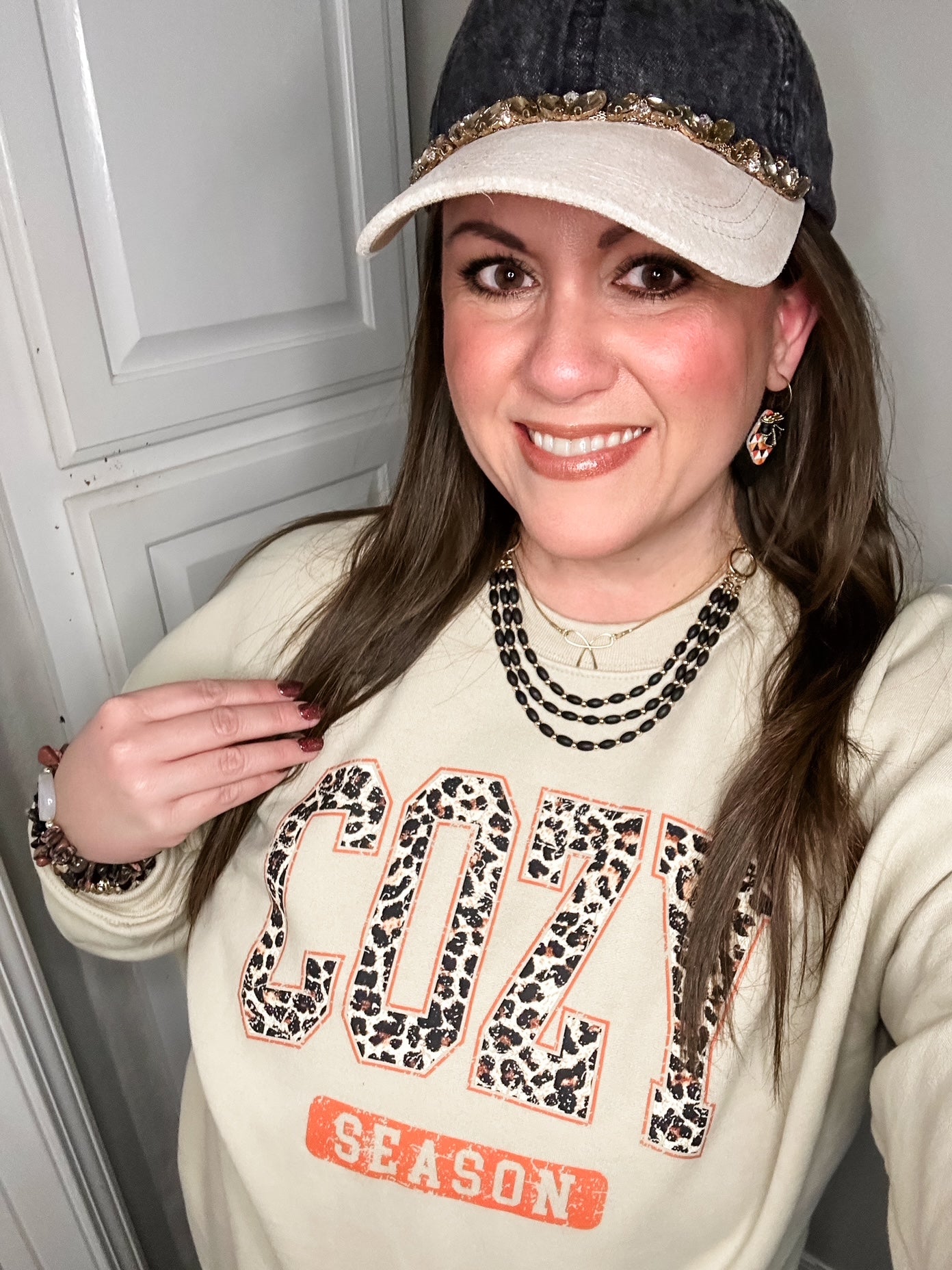 Desert Moon Hat, Black Denim