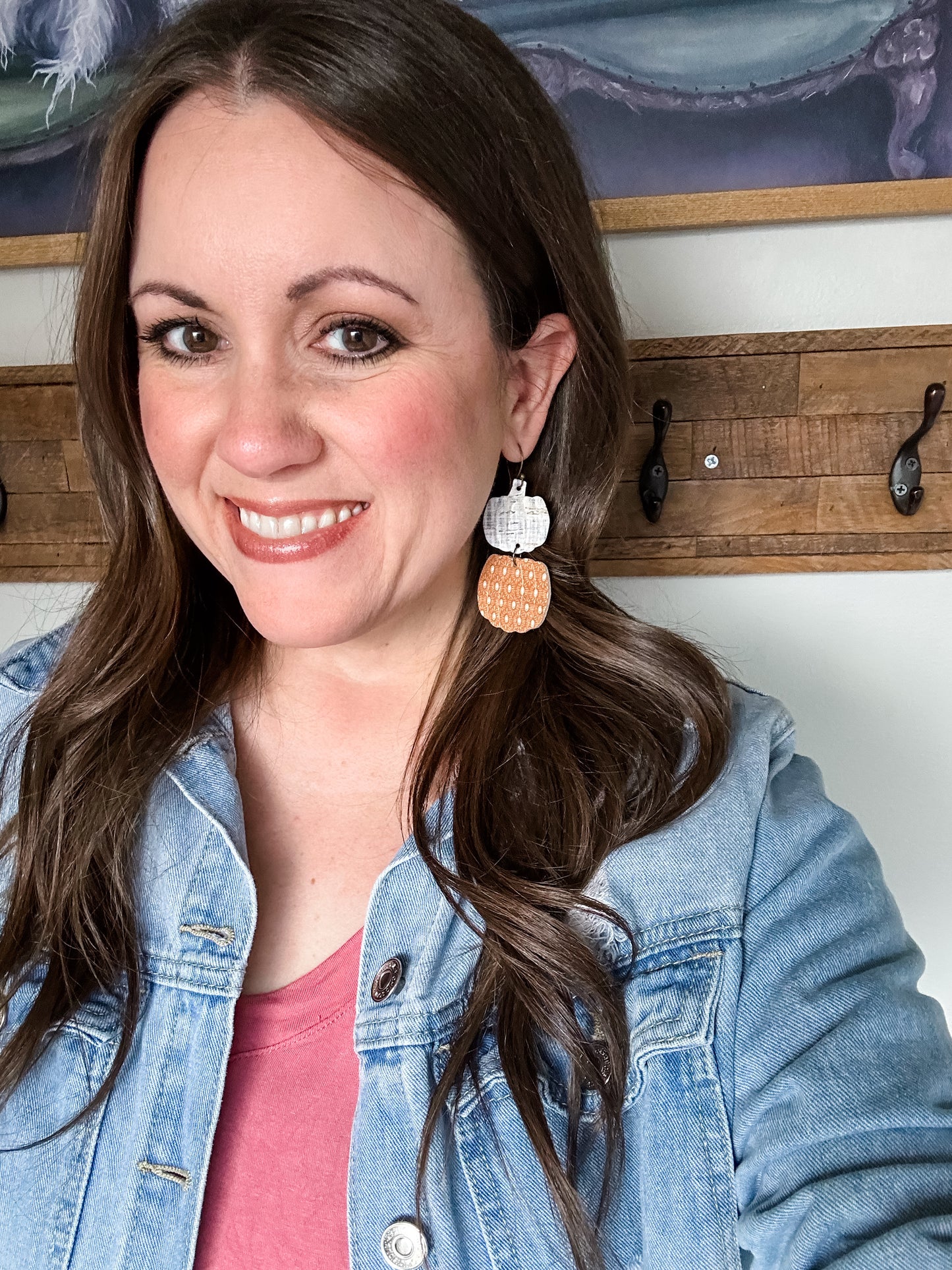 Farm Fresh Pumpkin Earrings