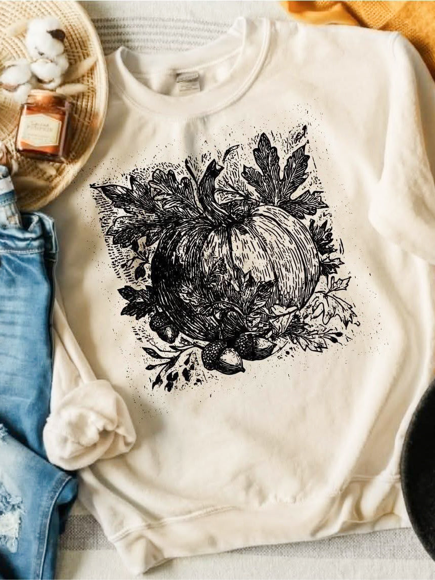Ink & Ivory Pumpkin Sweatshirt
