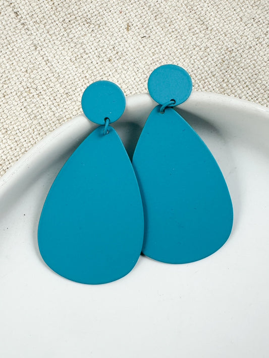 Pendulum Drop Earrings, Turquoise