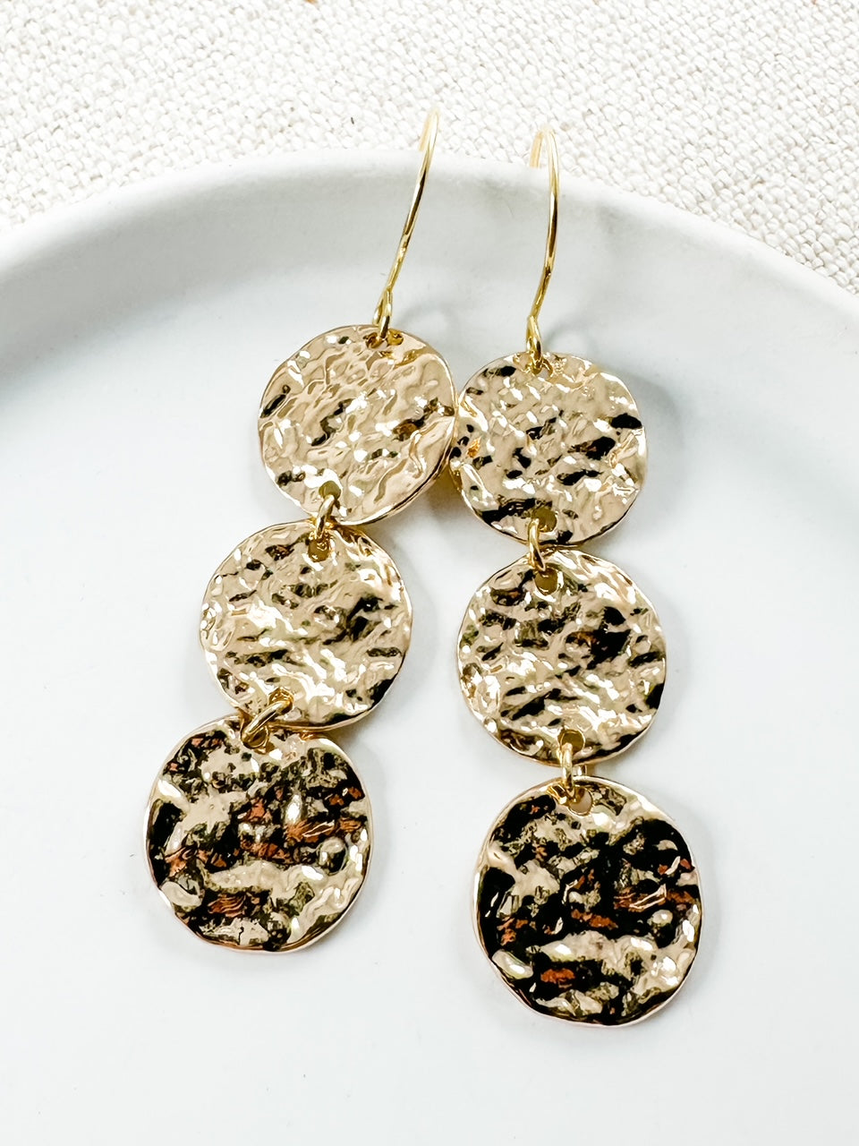 Country Charm Earrings, Gold