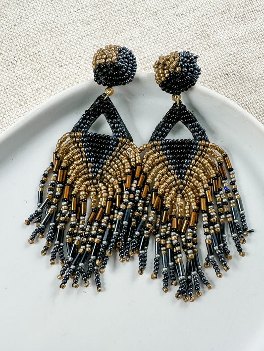 Every Sparkly Thing Earrings, Hematite