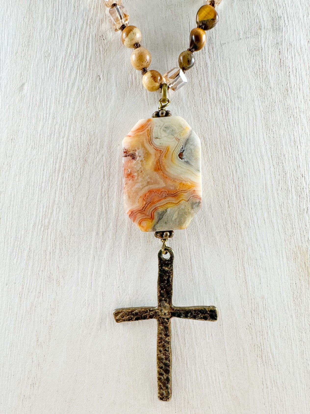 The Abide Necklace, Jasper