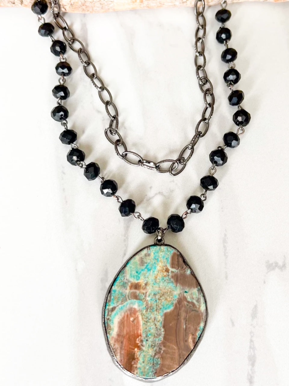 Sedona Skies Necklace, Black