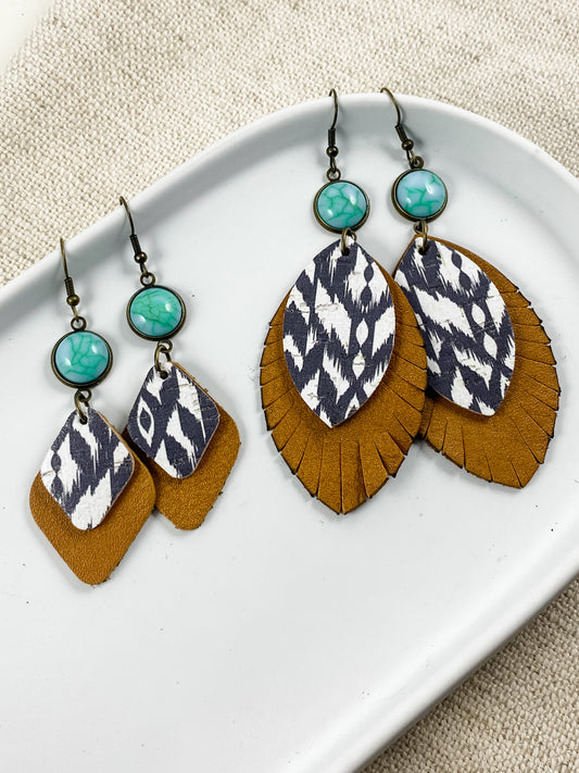 Cognac Canyon Earrings