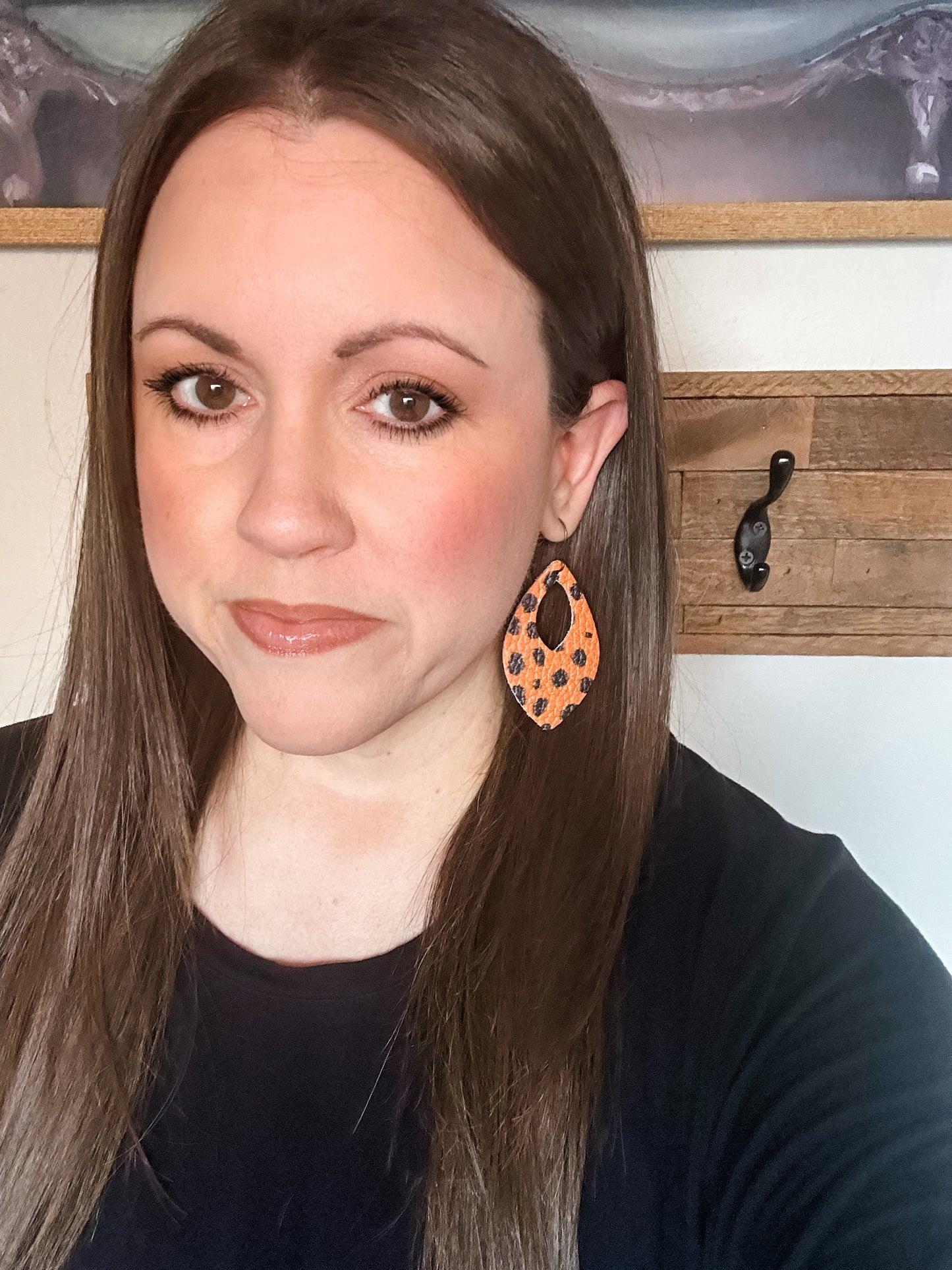 Spotted Ember Earrings