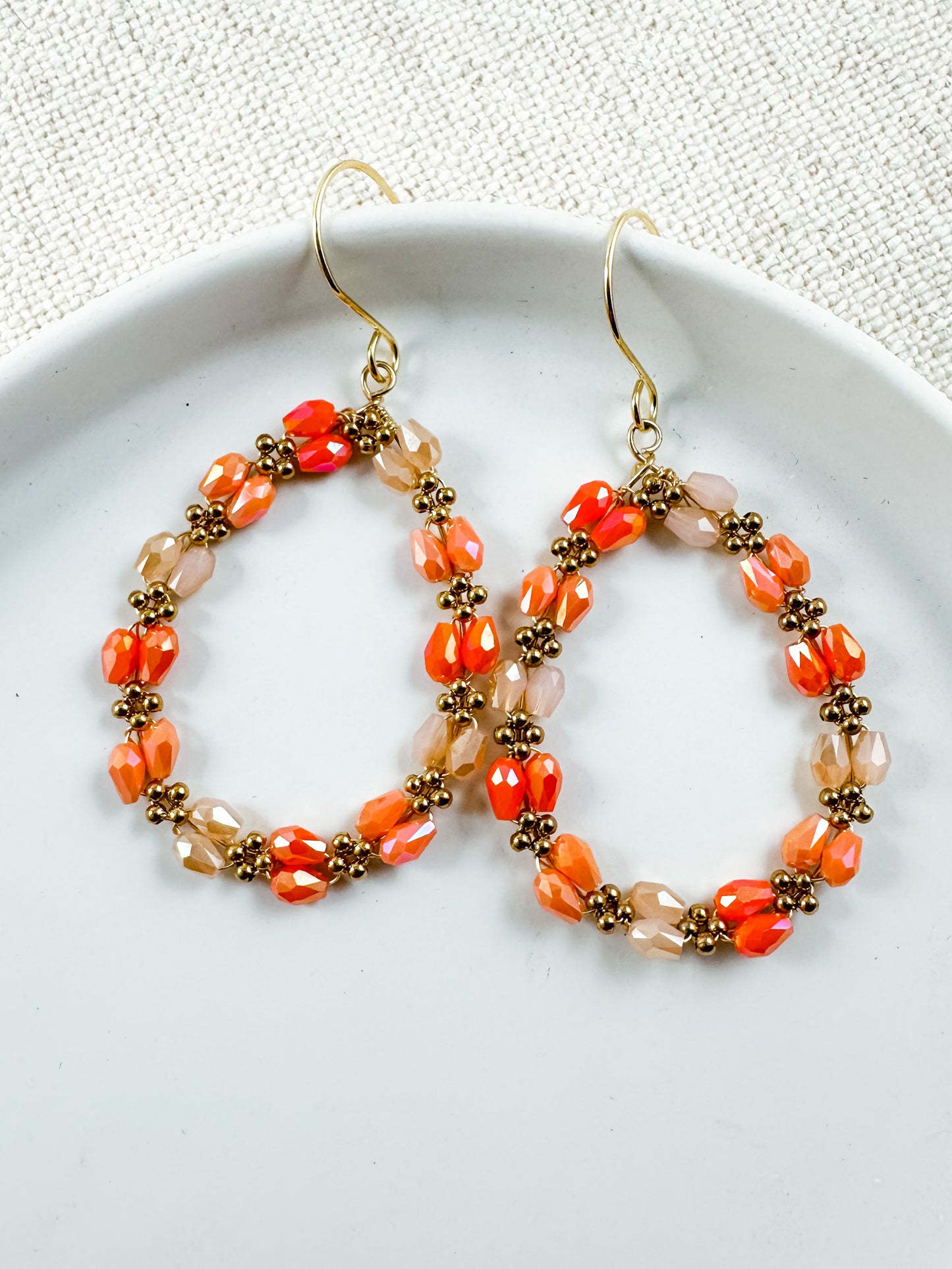 Amber Sparkle Earrings