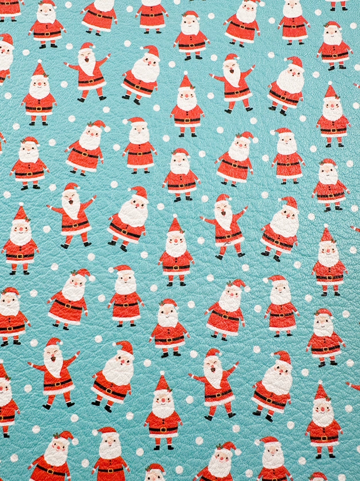 Santa On Repeat Leather