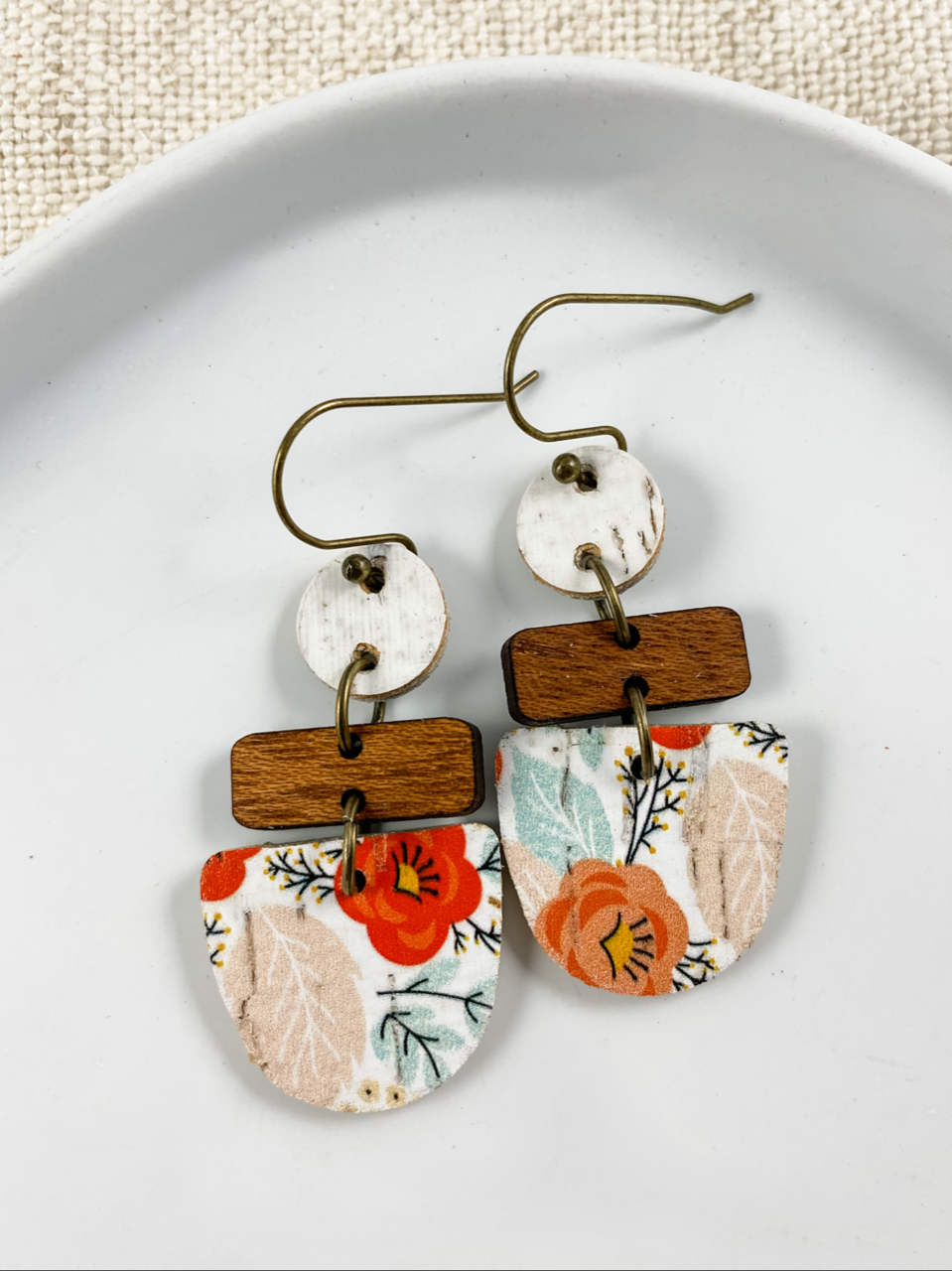 Mint & Poppy Earrings