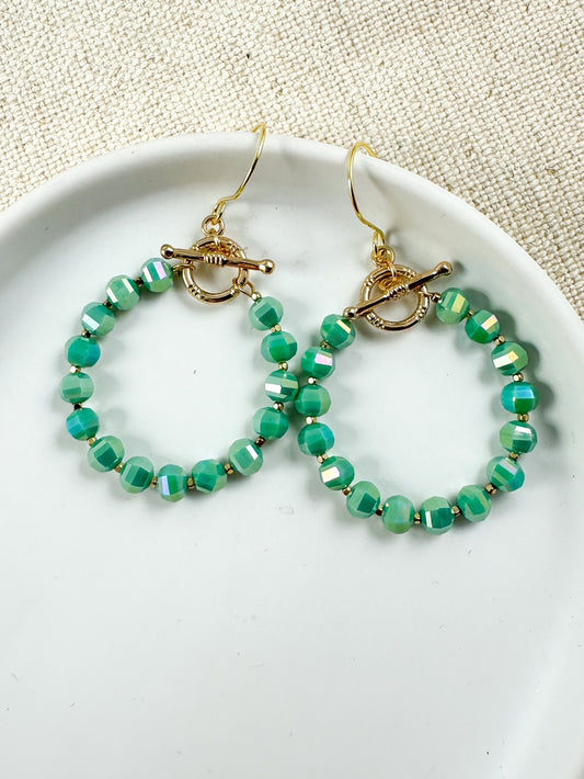 Classy But Sassy Earrings, Jade