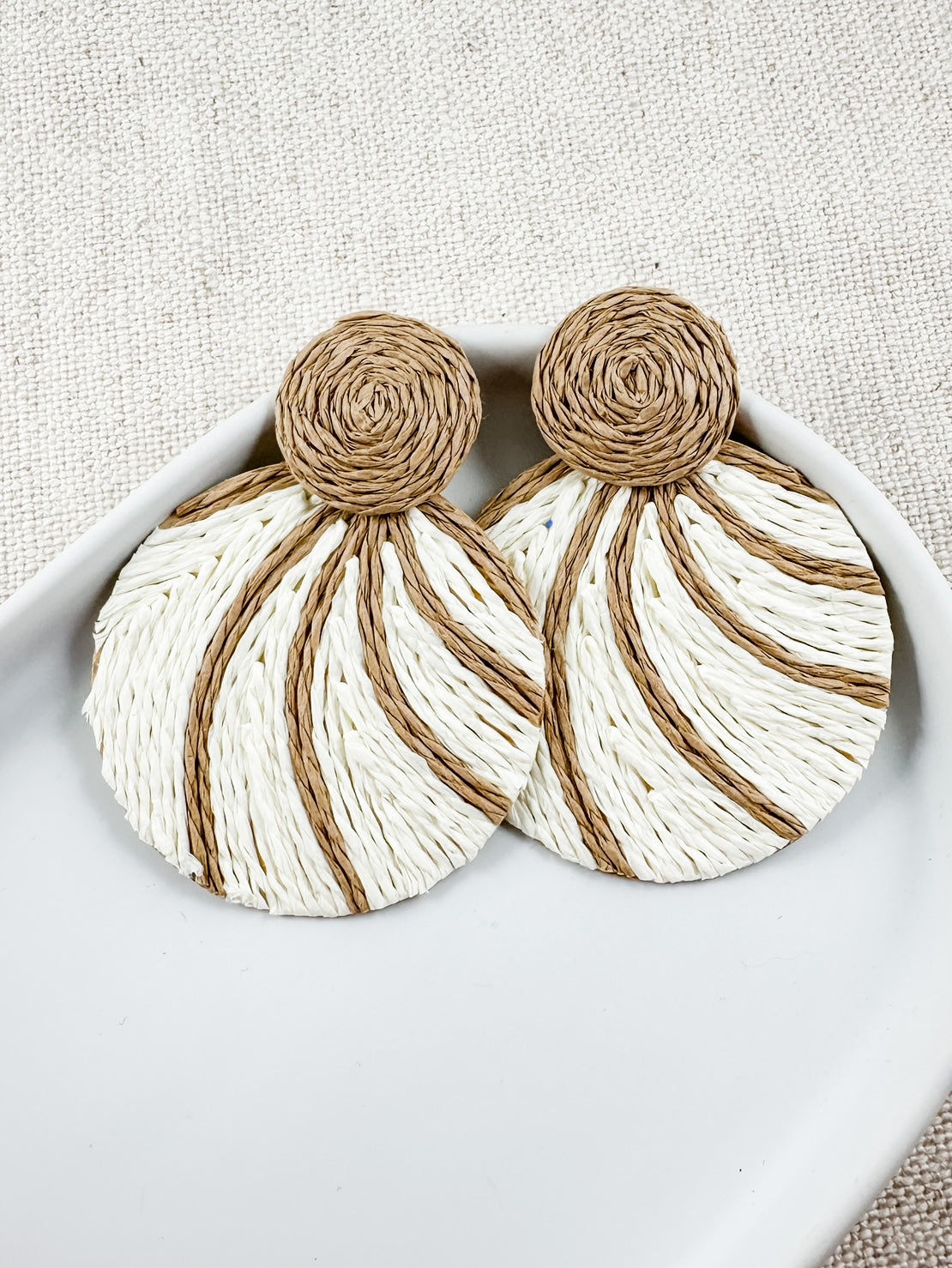 Sunshine & Waves Earrings, Natural