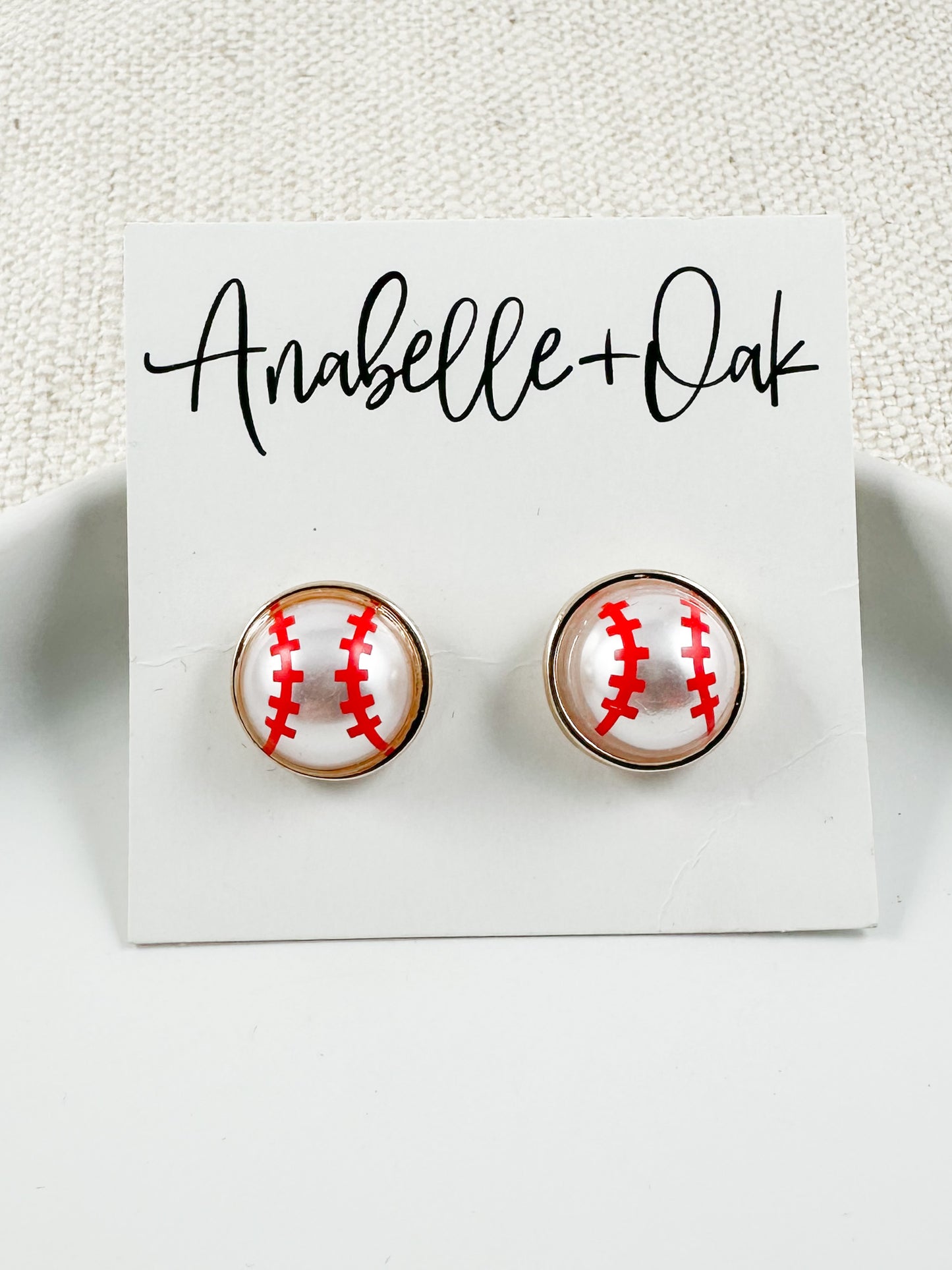 Pearl & Sports Studs, Baseball