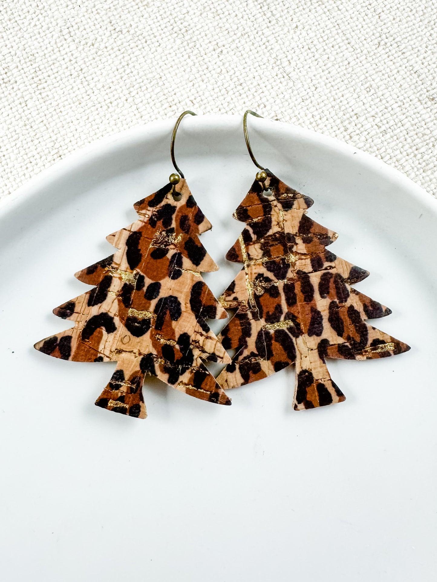 Leopard Tree Glam Earrings