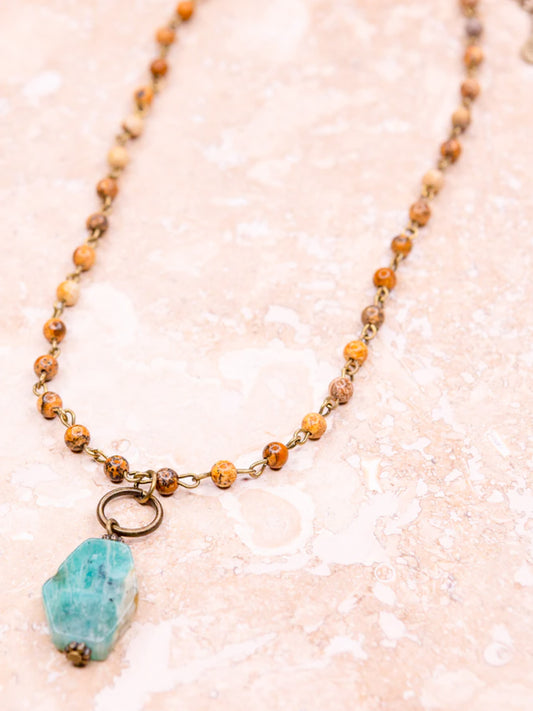 Jasper Sunset Necklace