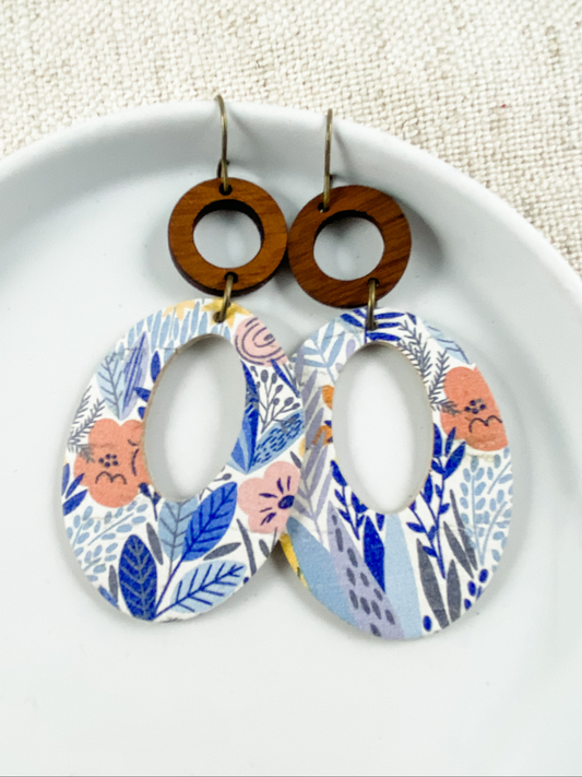 Oceanside Periwinkle Earrings