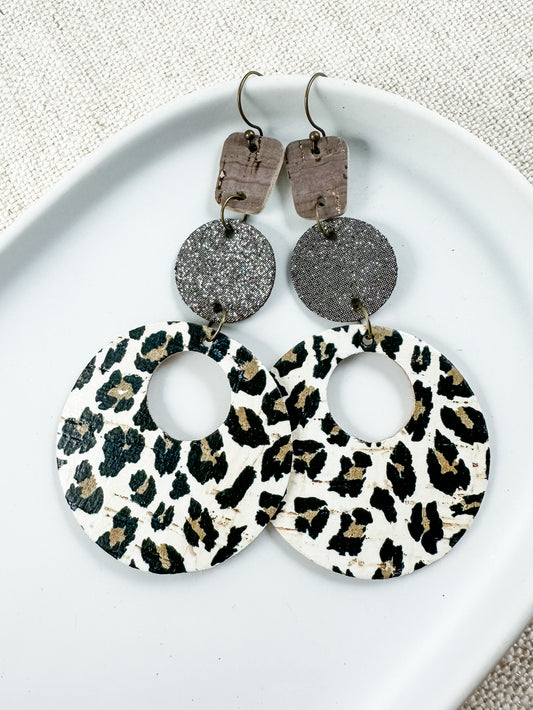 Gray Safari Perfection Earrings