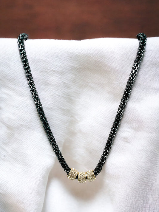 Date Night Necklace, Black