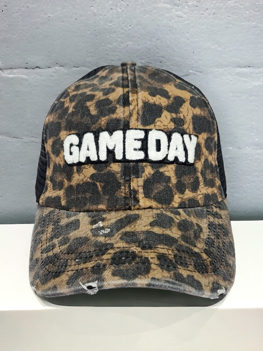 Game Day Hat, Leopard